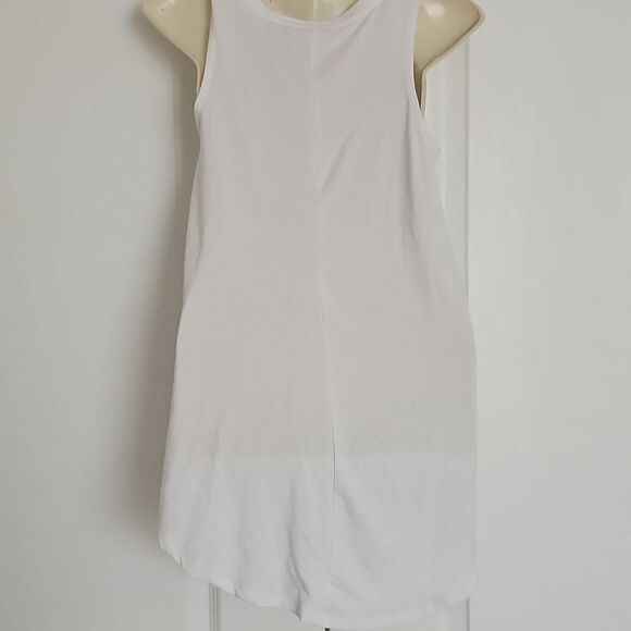 Women's White Sleeveless Top - Picture 10 of 12